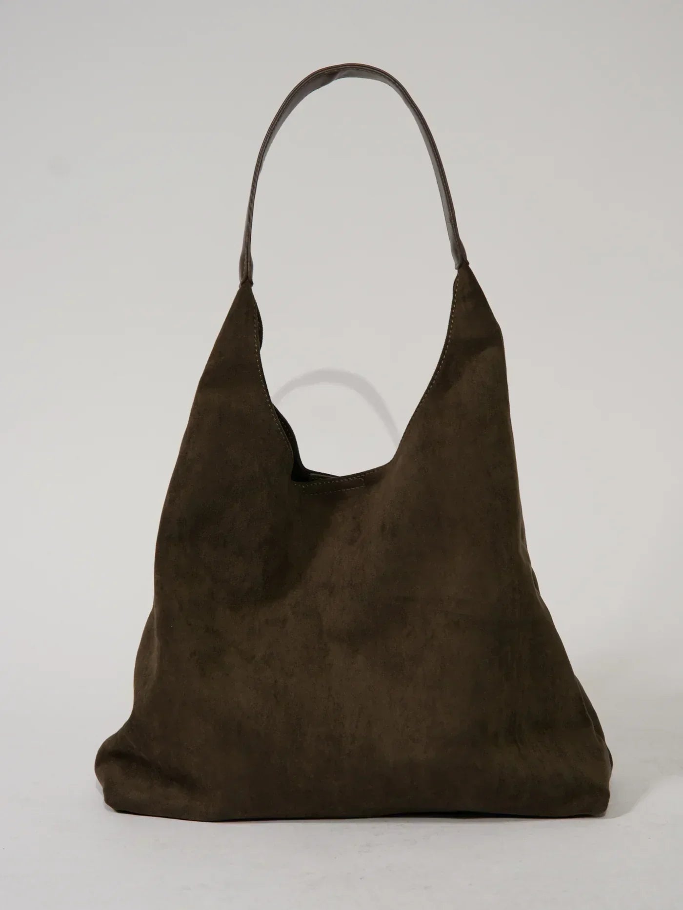 RetroSoft Suede Shoulder Bag Set | Inclusief Bijpassende Clutch