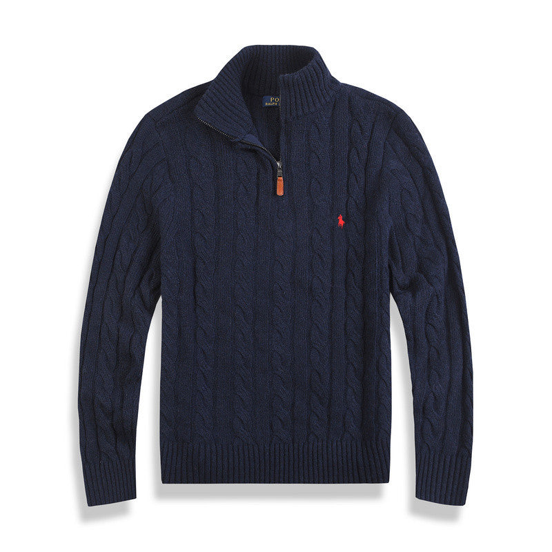 RL POLO® - Half-Zip Dubbel-Gebreid